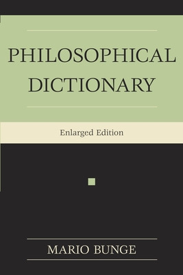 Libro Philosophical Dictionary - Bunge, Mario Augusto