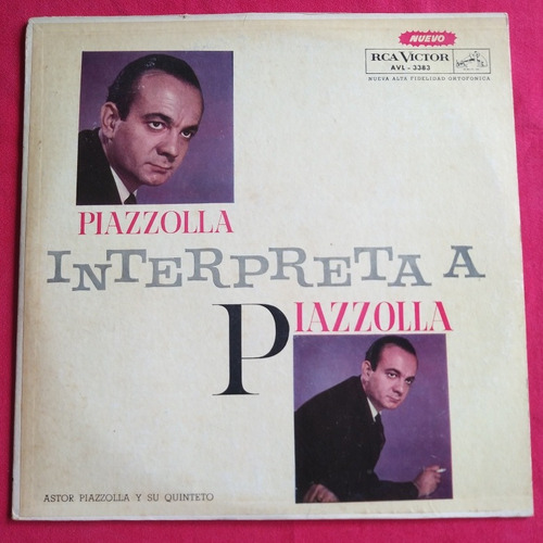 Piazzolla Interpreta A Piazzolla Lp 1961 Impecable