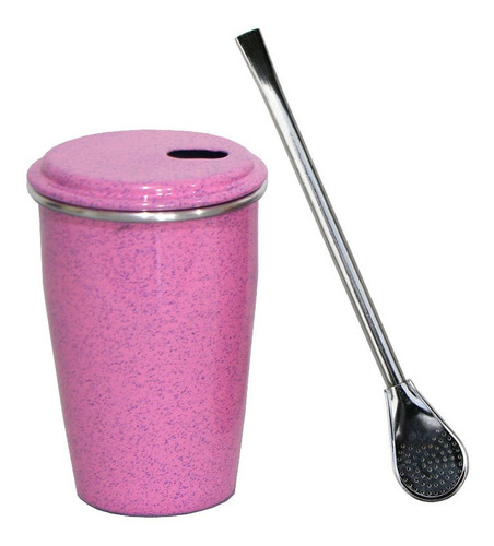Imagem 5 de 7 de Kit 12 Copos Térmico Liso E Bomba Metal Polida - Gastrobel