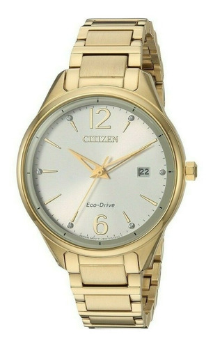 Reloj Citizen Eco-drive Para Dama 37mm Fe6102-53a Original