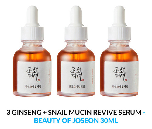 3 Revive Serum Ginseng+snail Mucin - Beauty Of Joseon 30 Ml