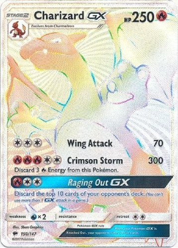 Charizard Gx 150/147 Hyper Raro Pokemon Tcg