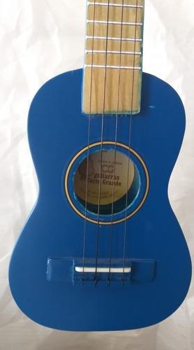 Ukelele Soprano Cg Azul Con Funda