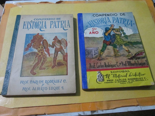 Libros Compendio De Historia Patria, 3er Año Primaria 1948