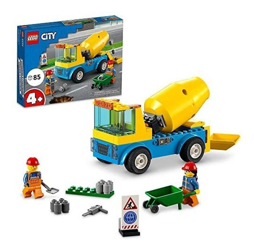 Kit De Construcción Para Camión Mezclador De Cemento Lego Ci