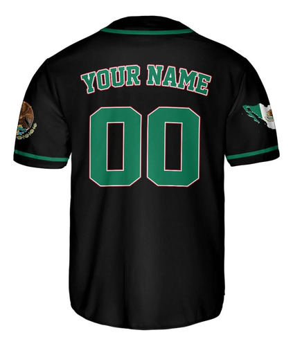 Camiseta De Béisbol Personalizada Con Estampado 3d De México