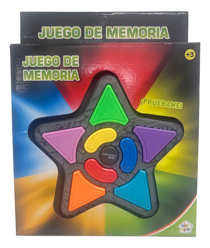 Juego De Memoria En Forma De Estrella Con Luces Y Sonido