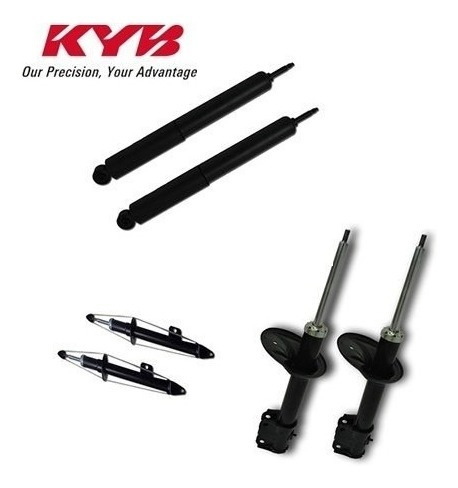 Kit 4 Amortecedor Kayaba (diant+tras)+ Batente Peugeot 307