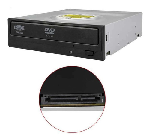 Drive LG Gravador De Cd/dvd E Leitor De Cd/dvd 22x Sata