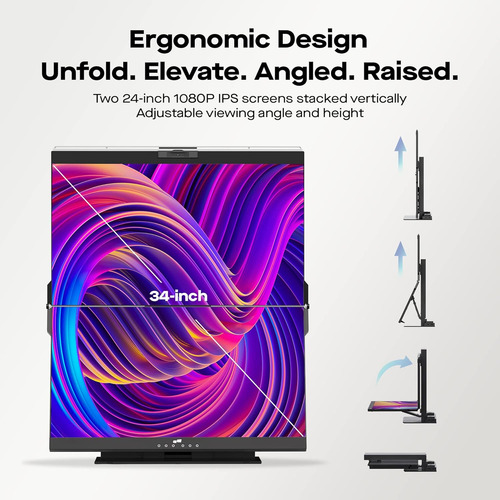 Mobile Pixels Geminos - Monitores De Computadora Apilados