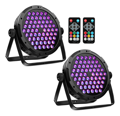 Luces Rgb Para Escenario Activadas Por Sonido Control Remoto
