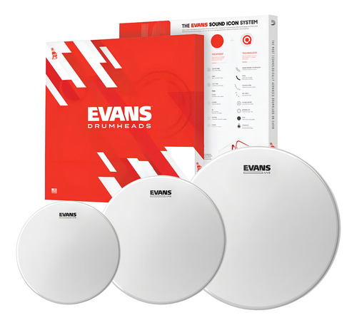 Kit Pele Evans Uv2 Tom 10 12 16 Porosa Rock Pack