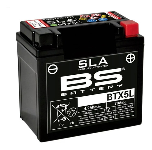 Bateria Moto Bs Btx5l / Ytx5l (no Yuasa) Avant Motos