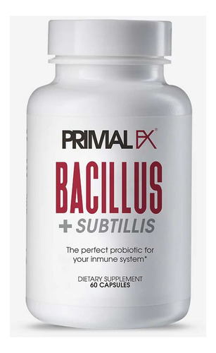 Primal Fx Bacillus + Subtilis 30 Mg ( 3 Billon Cfu) 60 Caps