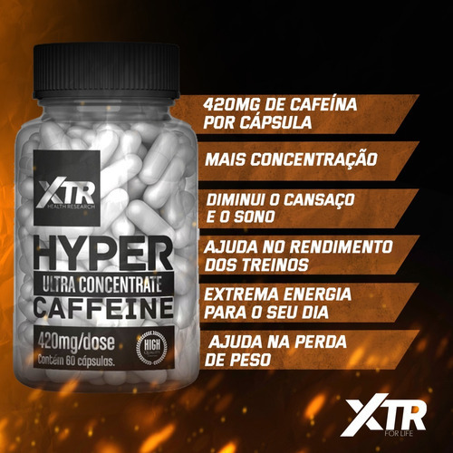Cafeina - Hyper Ultra Concentrate Caffeine 420mg 60caps