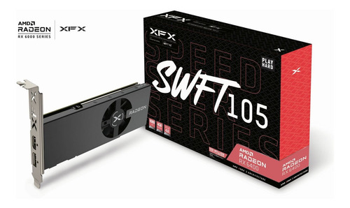 Imagen 3 de 3 de Tarjeta De Video Gamer Amd Rx 6400 4gb Gddr6 Low Profile