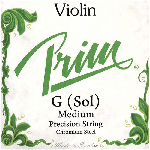 Prim Violin 4 G String  Chromesteel Acero Calibre Mediano