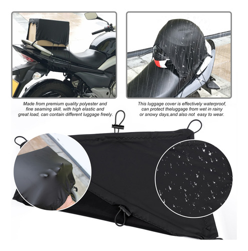 Funda Cubierta Maleta Moto Impermeable M/l