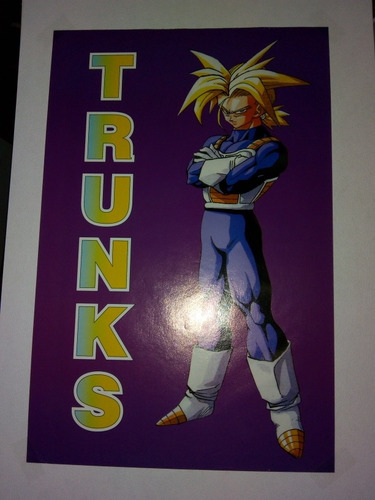 Imagen 1 de 1 de Poster Trunks F 27 X 37 Se Envia Con Papel Cascaron De 1/4