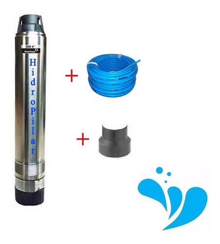Rotor Pump bomba sumergible 0.8hp +30metros cable hidropilar