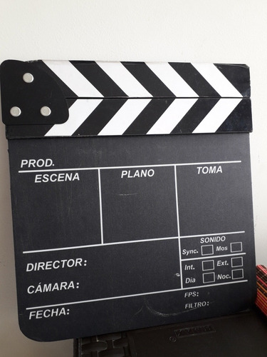 Claqueta Para Rodajes De Cine Y Televisión 