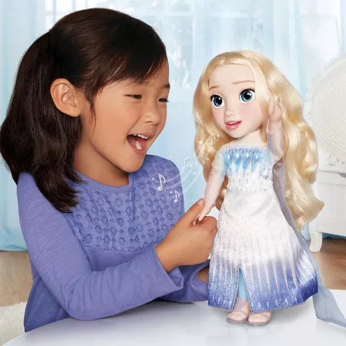 Boneca Elsa Que Canta Filme Frozen 2 Original Disney em Promoção é no  Buscapé