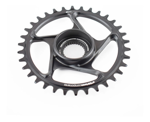 Chainring E*thirteen E Spec Aluminium Direct Mount 38t Black