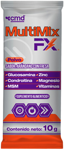 Multimix Fx Sobres | Glucosamina Condroitina Msm Zinc Mg |