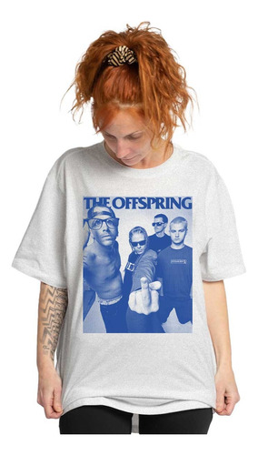 The Offspring 866 Integrantes Punk Rock Polera Estampada Dtf