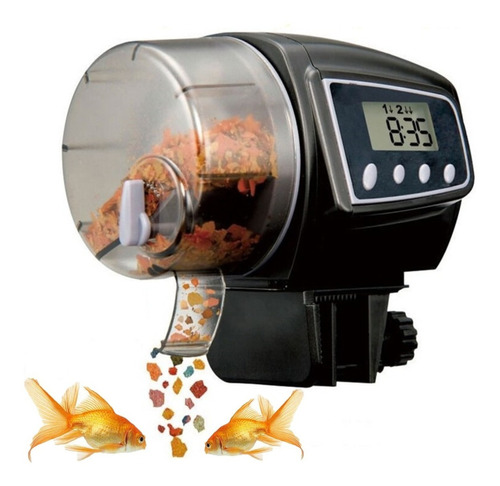 Alimentador Automatico Comedero Programable Acuario Peces 