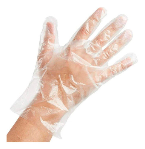 100 Guantes Polietileno Descartable Bella Dm