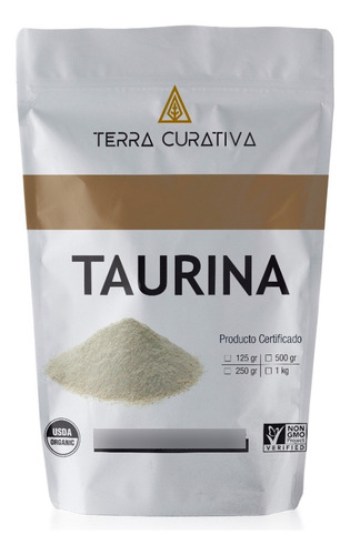Taurina 100% Pura En Polvo 250g - g a $148