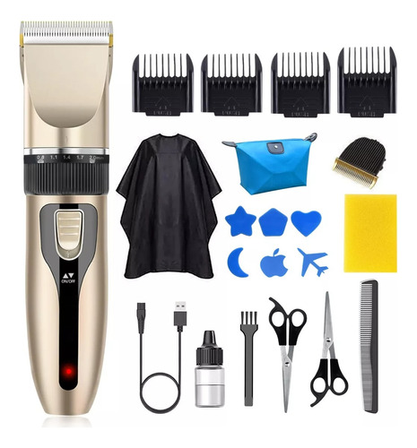 20 Pzs Máquina Para Cortar Cortadora De Cabello Kit 