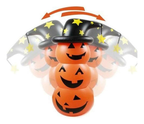 Vaso De Calabaza De Halloween, Lindo Inflable De Pvc De 55.1