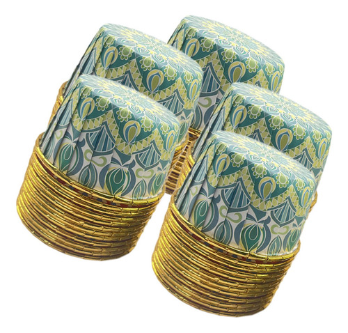 50 Uds. De Envoltorios Para Cupcakes, Vasos Estilo D