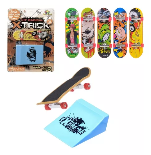 Skate De Dedo Com Rampa Barato Skate Fingerboard Radical em