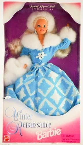 Barbie Invierno Renacimiento Noche Elegancia Serie Edicion E