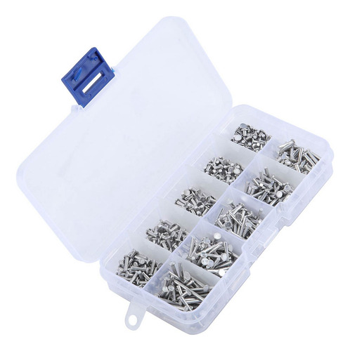Remache De Aluminio M2.5, 500 Piezas, Remaches De Cabeza Pla