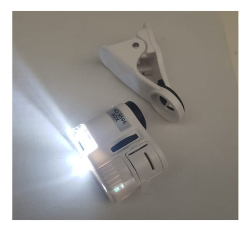 Lupa Microscopio Cultivo Floracion Portátil 60x Luz Led Uv