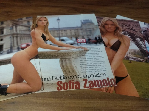 (ar905) Sofia Zamolo * Clippings Revista 4 Pgs * 2002
