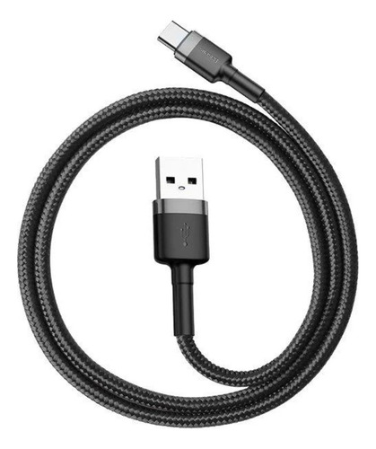 Cable usb 3.0 negro con entrada USB salida USB Tipo C