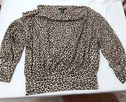 Blusa De Tela De Tigre Forever 21
