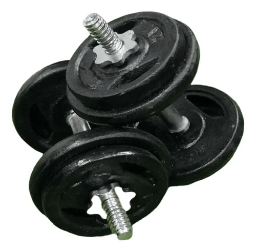 Mancuernas De Gimnasio 40kg Pesas Para Entrenamiento Fuerza