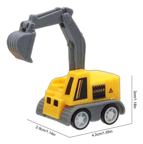 Set De Excavadora Con Coche A Fricción Creativo