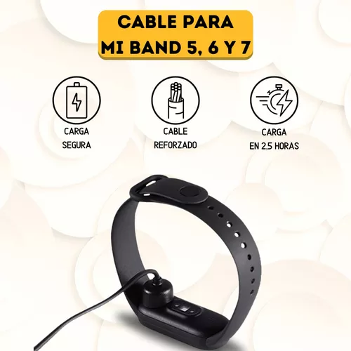Cable de carga para Xiaomi Mi Band 5 Pulsera inteligente Cable
