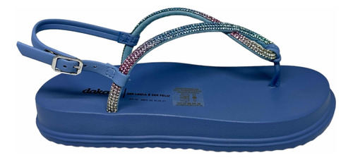 Sandália Birken Strass Dakota Brilho Y6241 Original 2023