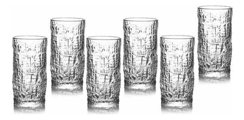 Vaso X6 Unidades 340 Ml Rocoso Set X 6 Vasos Exclusivos