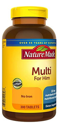 Nature Made Multi For Him - 300 Tabletas