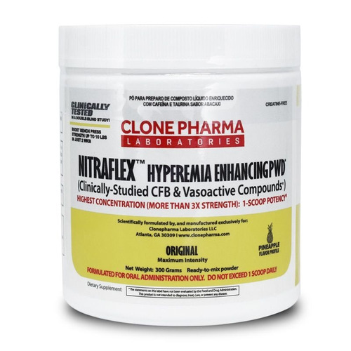 Pré Treino Nitraflex 300 G - Clone Pharma