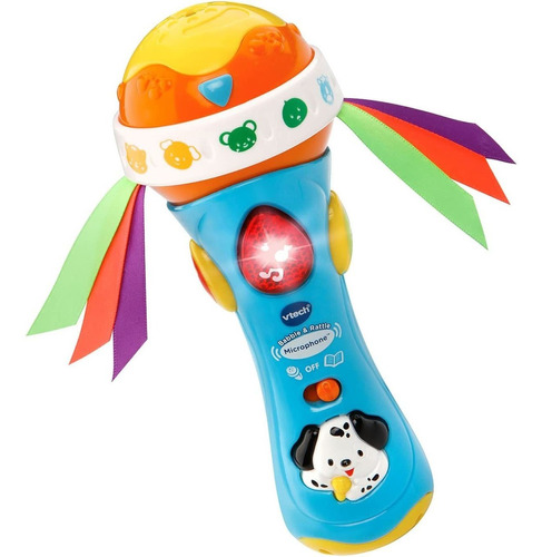 Micrófono Vtech Baby Babble And Rattle, Azul